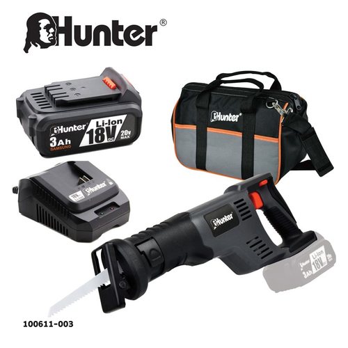 18V Hunter משור חרב נטען + סוללה 2.5A ומטען
