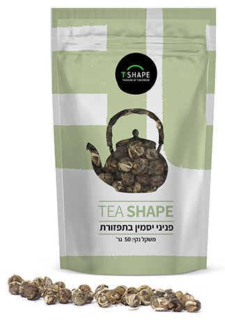 פניני יסמין בתפזורת 50 ג - Tea Shape