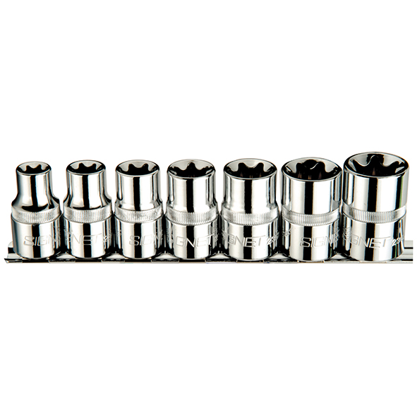 סט בוקסות E-TORX פנימי על פס 7 יח SIGNET D1/2