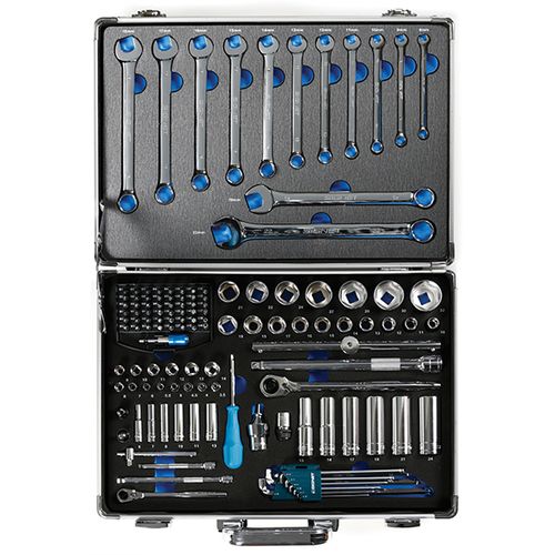 סט בוקסות 118 יח ממ מזוודת אלומיניום SIGNET D1/2