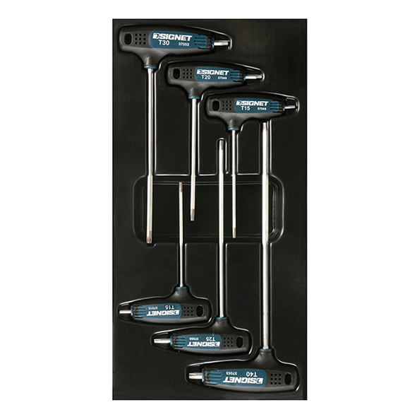 מגש ידית TORX T+חור 6 יח SIGNET