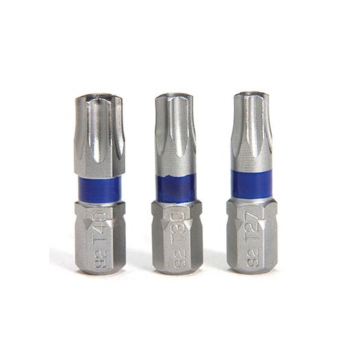 3 יח ביט TORX+חור T8 כחול כהה SIGNET