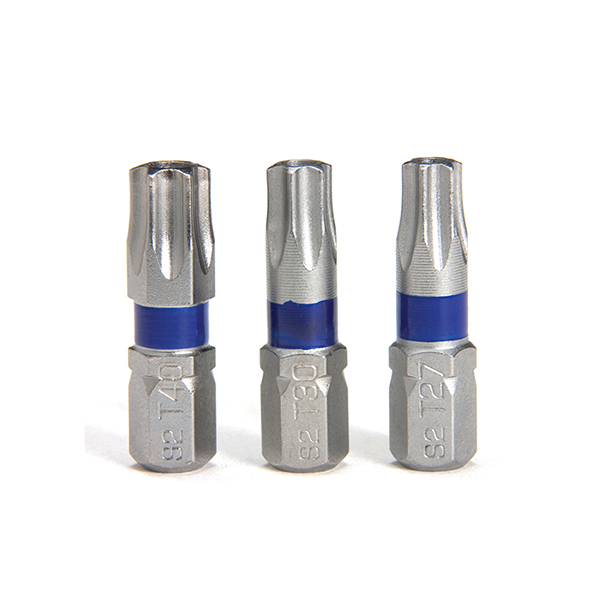 3 יח ביט TORX+חור T8 כחול כהה SIGNET