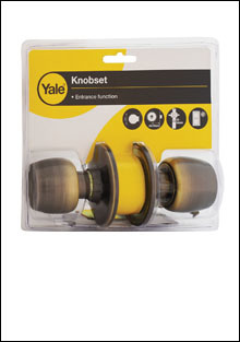 פאבלוק בליסטר ברונזה מפתח YALE
