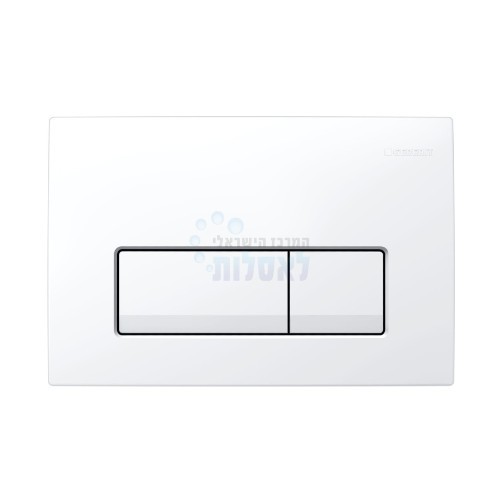 GEBERIT 115.105.11.5 | לחצן ניאגרה סמויה לבן גבריט GEBERIT דגם DELTA 50