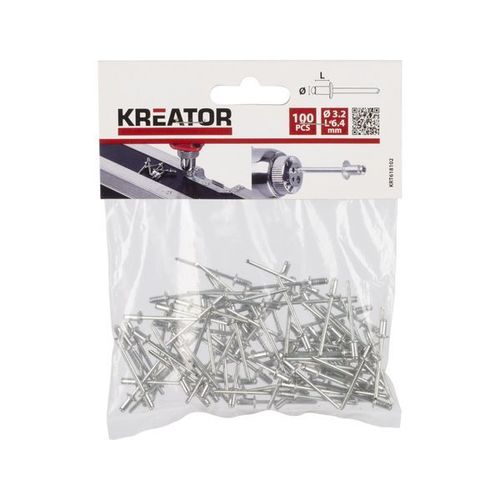 ניטים מארז 100 יח'  KRT618102  3.2x6.4