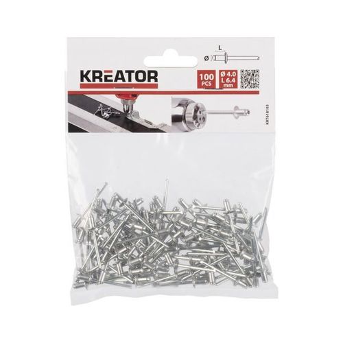 ניטים מארז 100 יח'  KRT618103  4.0x6.4