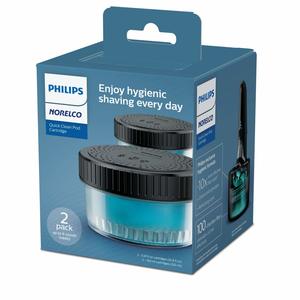 זוג נוזל ניקוי וחיטוי למכונת גילוח פיליפס PHILIPS CC12