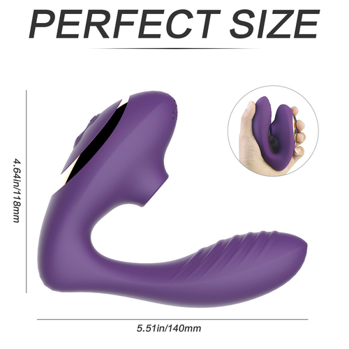 הויברטור היונק הלהיט החדש  Carlota G-spot and Suction Vibrator