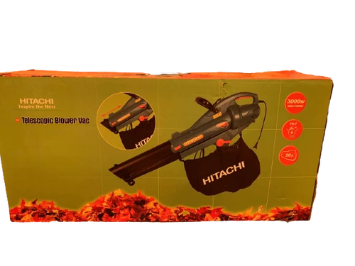מפוח שואב עלים PA22 חשמלי 3000W + שק איסוף 50 ליטר תוצרת היקוקי היטאצ'י HIKOKI HITACHI
