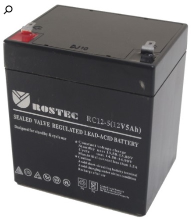 סוללה נטענת  LEAD ACID 12V 5AH