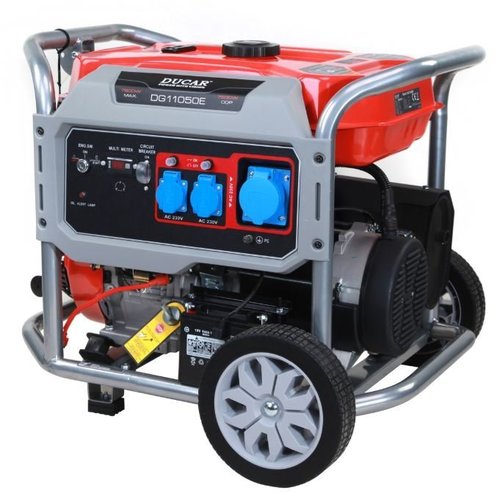 גנרטור 8500W מנוע בנזין חד פאזי שקע ישראלי DG11050E תוצרת DUCAR