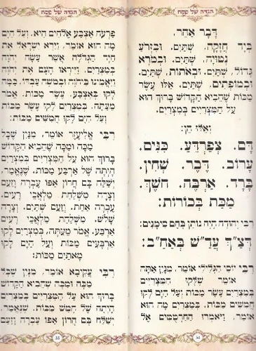 הגדה של פסח מאורכת עם הטבעות כסף (XXL)