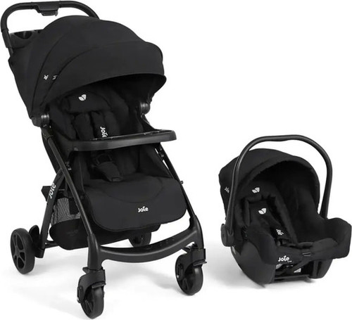 עגלת תינוק מלידה כוללת סלקל i-muze™‎ lx Travel System - שחור Raven