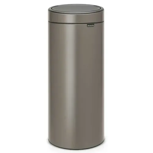 פח ברבנטיה למטבח 30 ליטר - Brabantia פלטינום -24 מתוך קולקציית פחי אשפה למטבח (צילום מוצר מקורי) - קל לניקוי ותחזוקה לשמירה על מראה חדש ומבריק