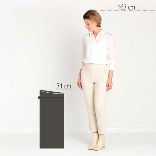 פח ברבנטיה למטבח 30 ליטר - Brabantia פלטינום -24 מתוך קולקציית פחי אשפה למטבח (מבט נוסף) - איכות פרימיום בלתי מתפשרת ואחריות מלאה