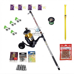 סט חכת קרבון לדיג חוף מושלם - חכה  LION PUNTERA 4.2 100-350G + רולר TICA WOLF 6000 עם ידית כוח + סטנד אלומיניום כולל הכל!