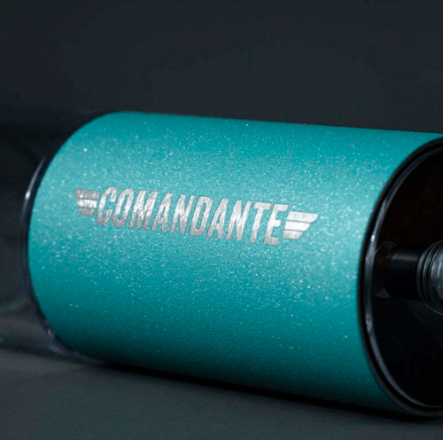 מטחנת קפה ידנית קומנדנטה צבע לגונה Comandante C40 Nitro Blade Alpine Lagoon