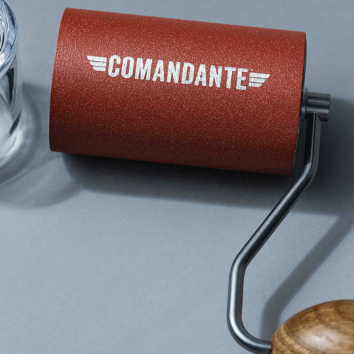 מטחנת קפה ידנית קומנדנטה צבע שקיעה Comandante C40 Nitro Blade Special Coating Sunset