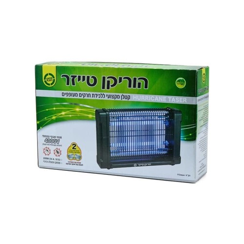 הוריקן טייזר - קטלן חשמלי חזק ועוצמתי ללכידת חרקים מעופפים 