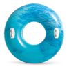 גלגל ים מתנפח מעוצב עם ידיות אחיזה בקוטר 114 ס"מ - כחול