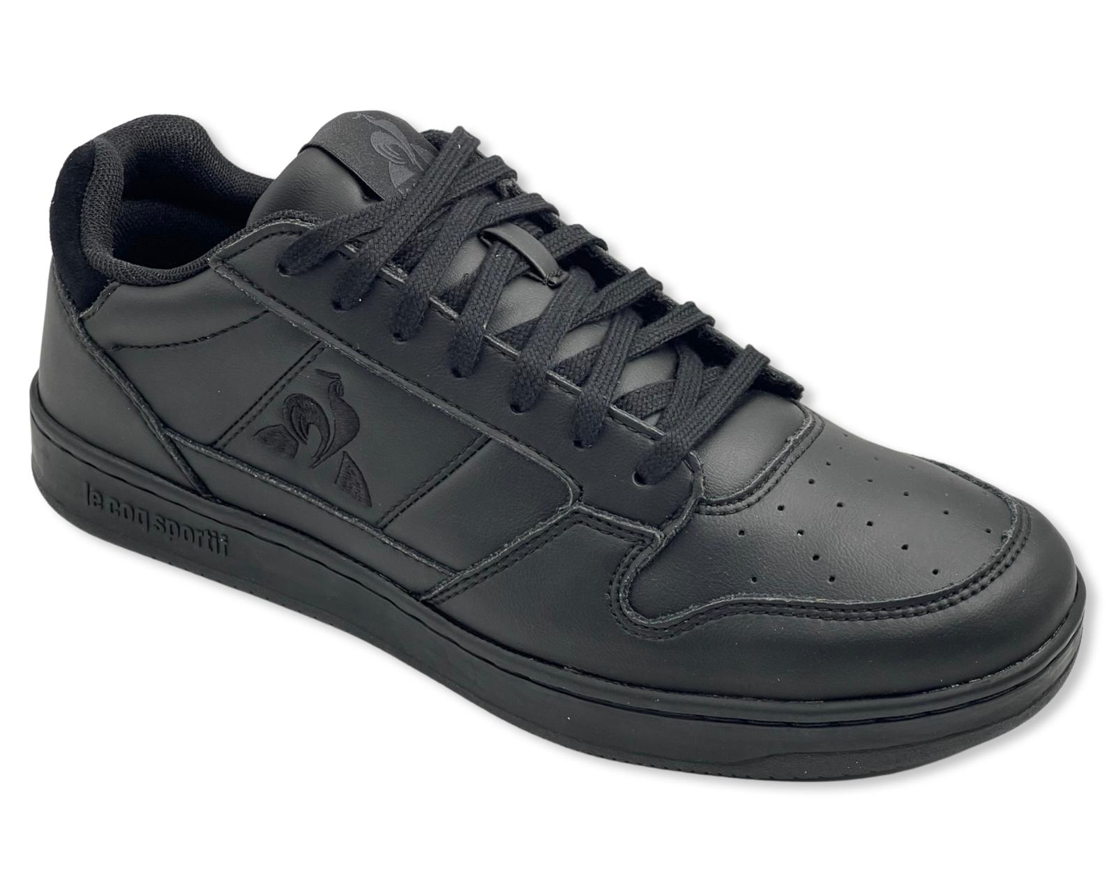 סניקרס עור לגברים בצבע שחור Le coq sportif BREAKPOINT TRIPLE BLACK 2220934BLK
