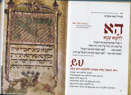 הגדה קורן עברי-אמהרית עדות מזרח
