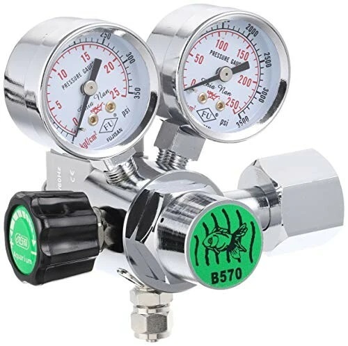 איסתא ווסת Co2 עם 2 שעוני לחץ וברז חשמלי-ISTA CO2 Controller 