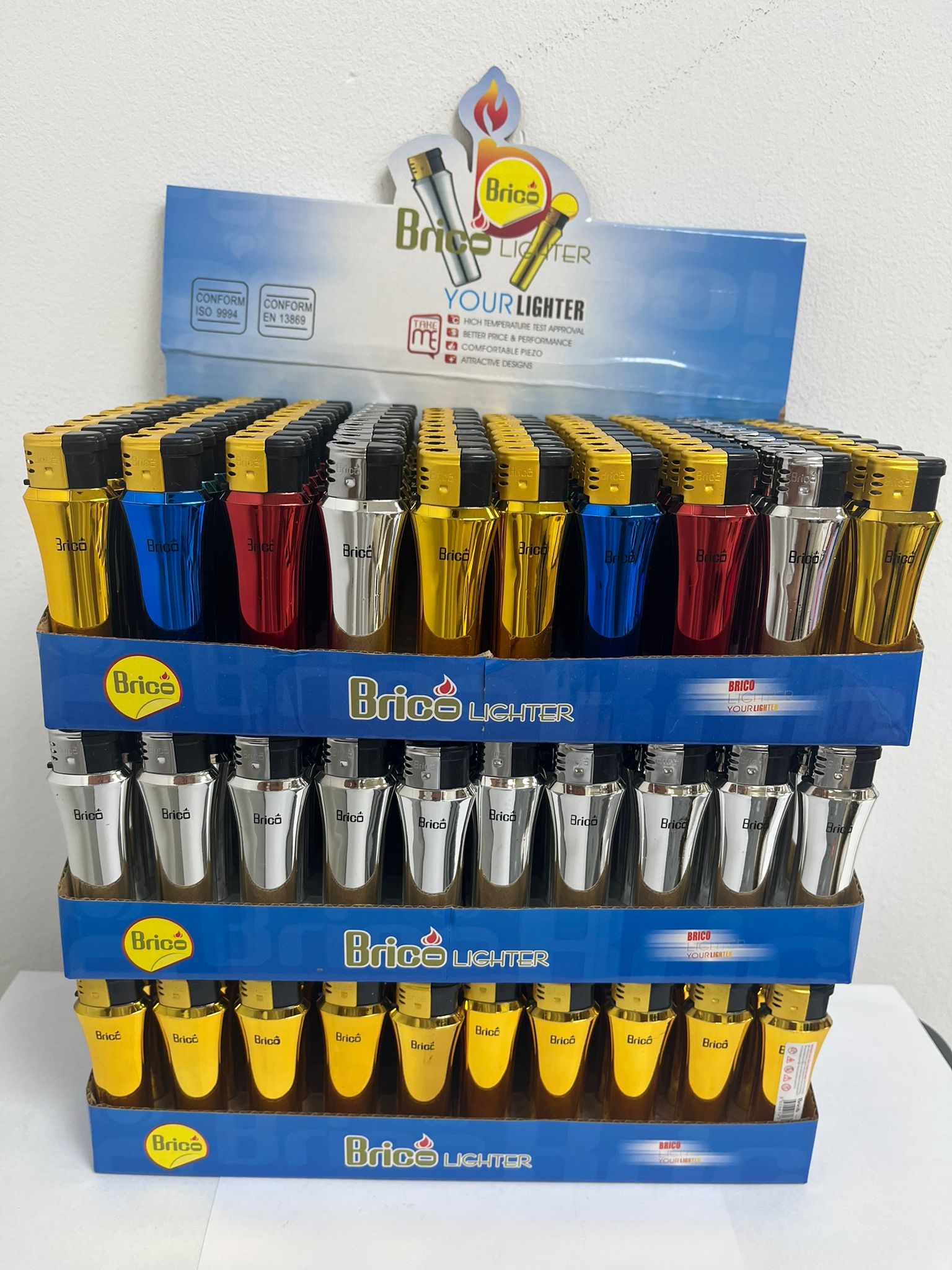מצית טורבו 100מצתים