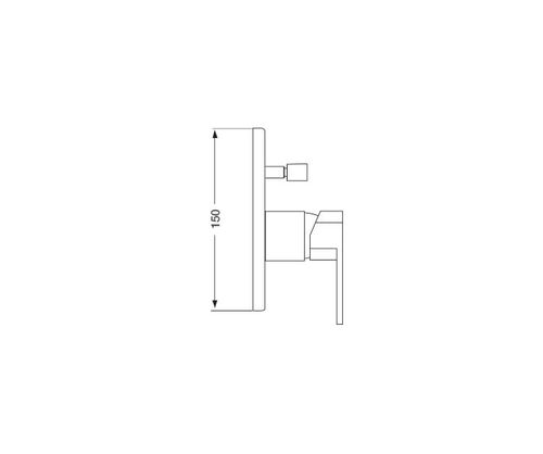 אינטרפוץ 4 דרך 305488 בצבע זהב מוברש חמת