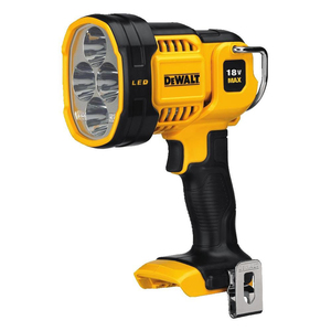 פנס LED נטען מקצועי 18V DCL043- גוף בלבד תוצרת DEWALT