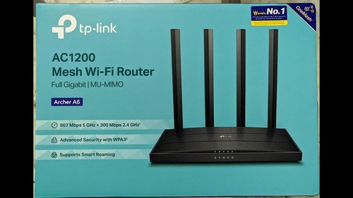 נתב אלחוטי 4 אנטנות TPLINK ARCHER C80 AC1900 MU-MIMO FULL GIGA MIMO