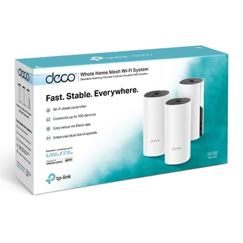 אקסס 3 באריזה DECO M4 MESH 1200 TPLINK