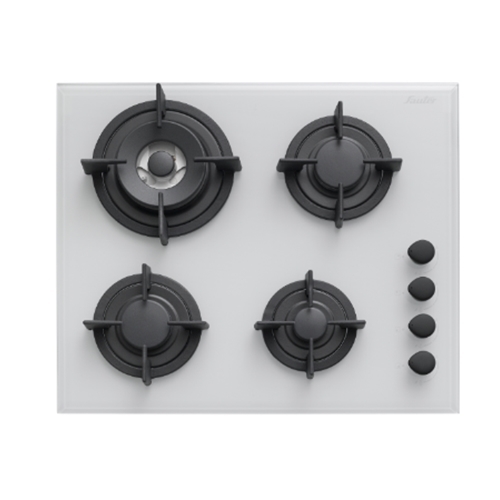 כיריים זכוכית קריסטלית 60 ס"מ דגם SHG6050W לבן SAUTER