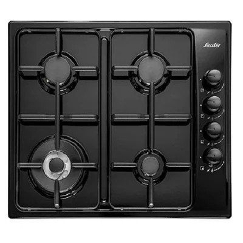 כיריים שחורות 4 להבות פאנל צידי SAUTER SHE8400B