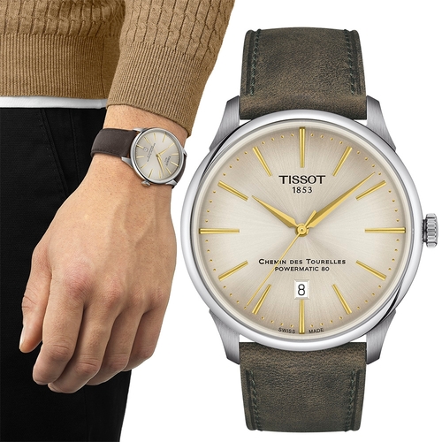 T1394071626100 Tissot CHEMIN DES TOURELLES אוטומטי חדש גברים