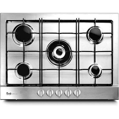 כיריים 5 ראשי גז SOL דגם FM7XW-150