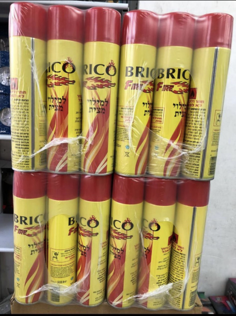 גז מצתים 12 יחידות