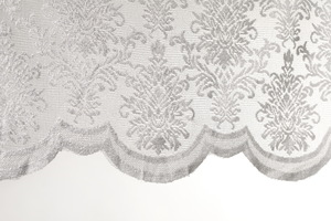 דוגמית בד הדפס מקולקצית lace2-white