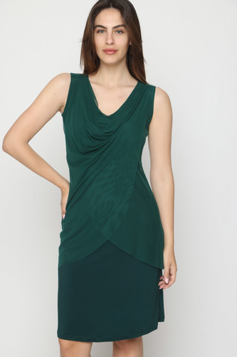 שמלת דקל ירוק בקבוק