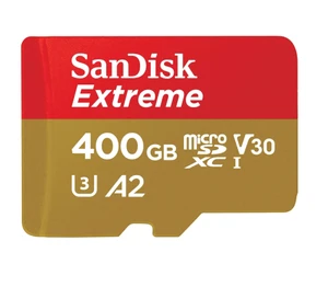 כרטיס זיכרון SanDisk Extreme microSDXC SDSQXAV-400G-GN6MN A2 V30 נפח 400GB