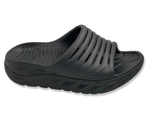 כפכפי סלייד לגברים הוקה אורה בצבע שחור HOKA ORA Recovery Slide 1099673BBLC