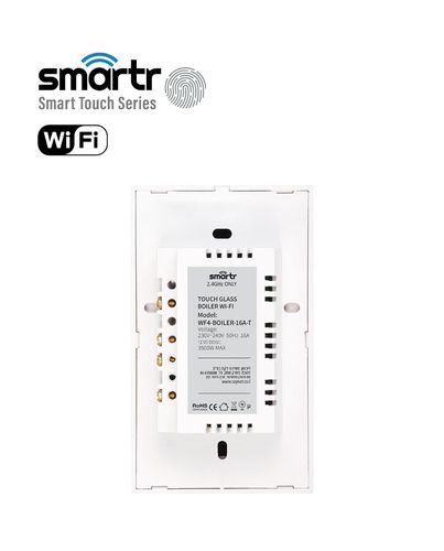 מפסק  טיימר דוד מגע  120 אנכי לבן WIFI 16A סמארט