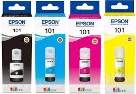 סט 4 ראש דיו מקוריים 101 Epson