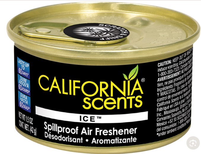 פחיות ריח לרכב קליפורניה california