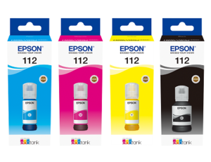 סט 4 ראש דיו מקוריים 112 Epson