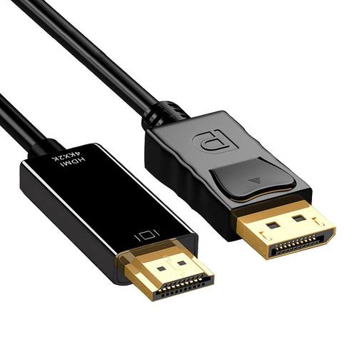כבל DP זכר - HDMI זכר תומך 4K