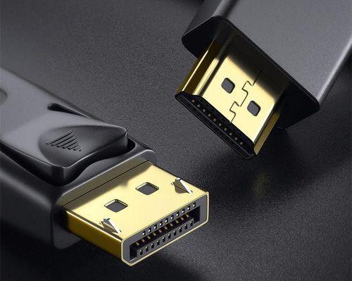 כבל DP זכר - HDMI זכר תומך 4K