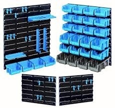 קיר אחסון 55 חלקים מבית ALLIT לארגון כלי עבודה וחלקים קטנים
