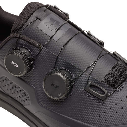 נעלי רכיבה פוקס לקליטים שחור - FOX UNION BOA SHOE V23 